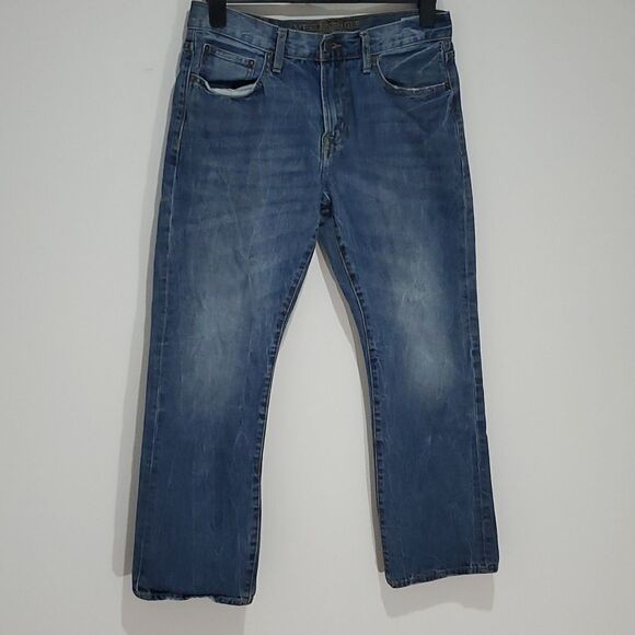 American Eagle made to last 32x30 slim boot cut jeans - Picture 3 of 8